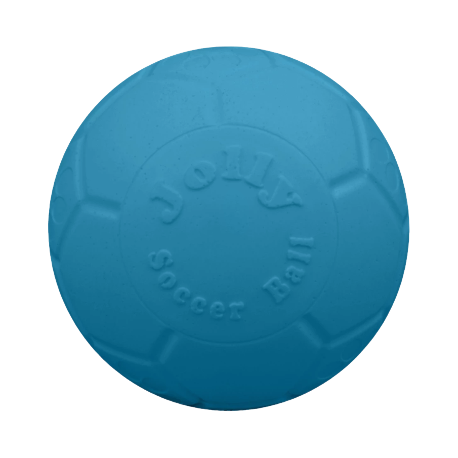 Ballon bleu vu seul, logo en relief