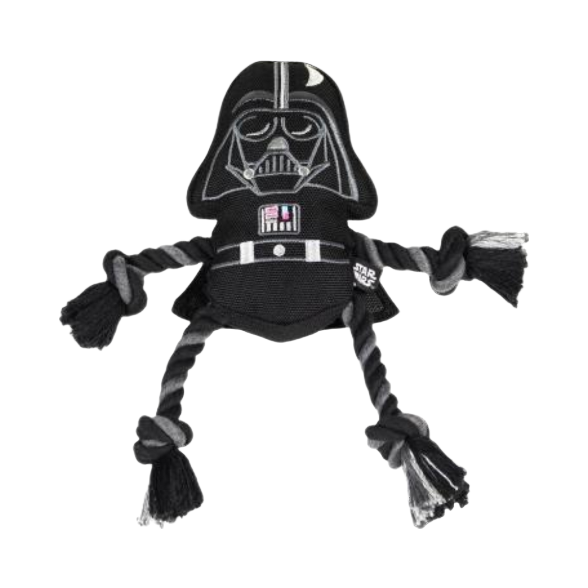 Seigneur Sith noir en tissu aux bras et jambes en corde nouée