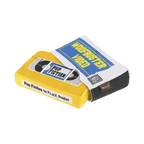 Cassette jaune Pup Fiction et son boîtier bleu
