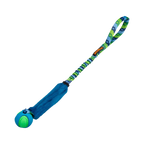Modèle bleu marine avec balle verte et sangle camouflage