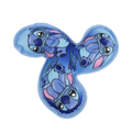 Spinner bleu à trois branches imprimé de visages d'extraterrestre