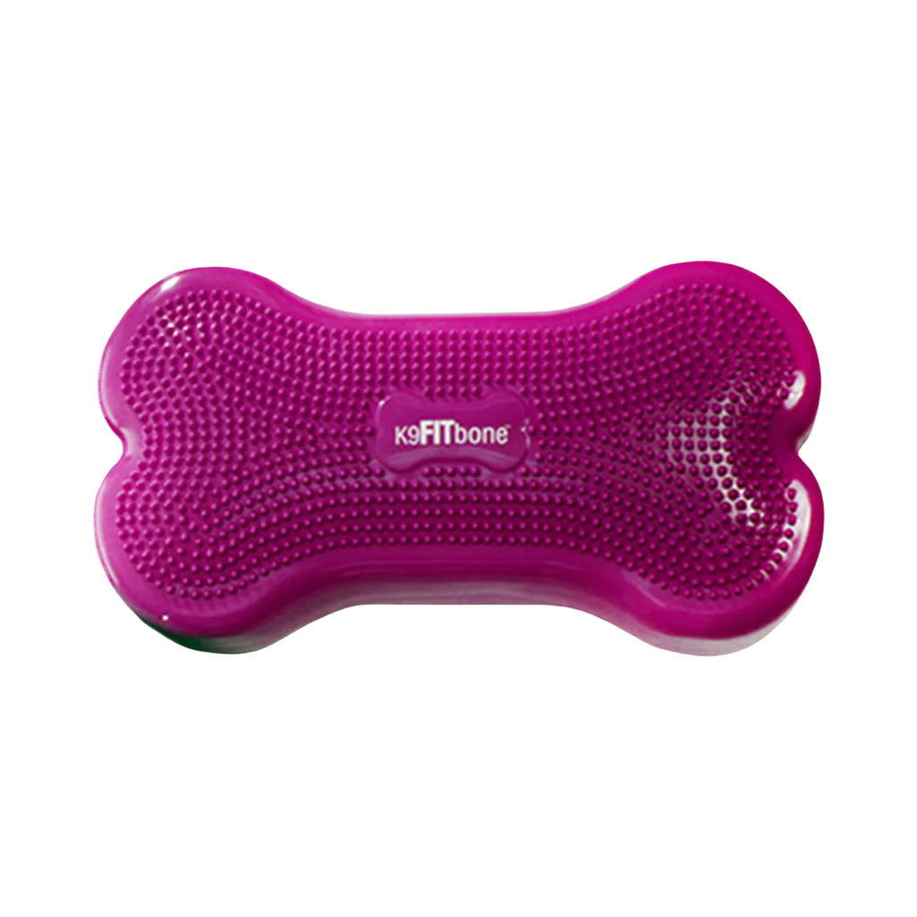 Os gonflable framboise vu de face