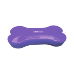 Os gonflable violet vu de face
