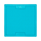 Carré turquoise texturé vu en grand