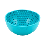 Bol turquoise à picots vu de biais