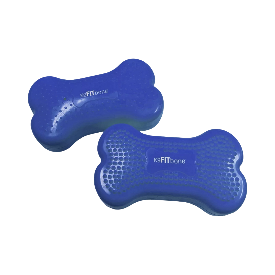 Deux petits os gonflables bleus