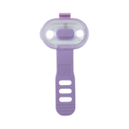 Lampe coloris lilas vue de face