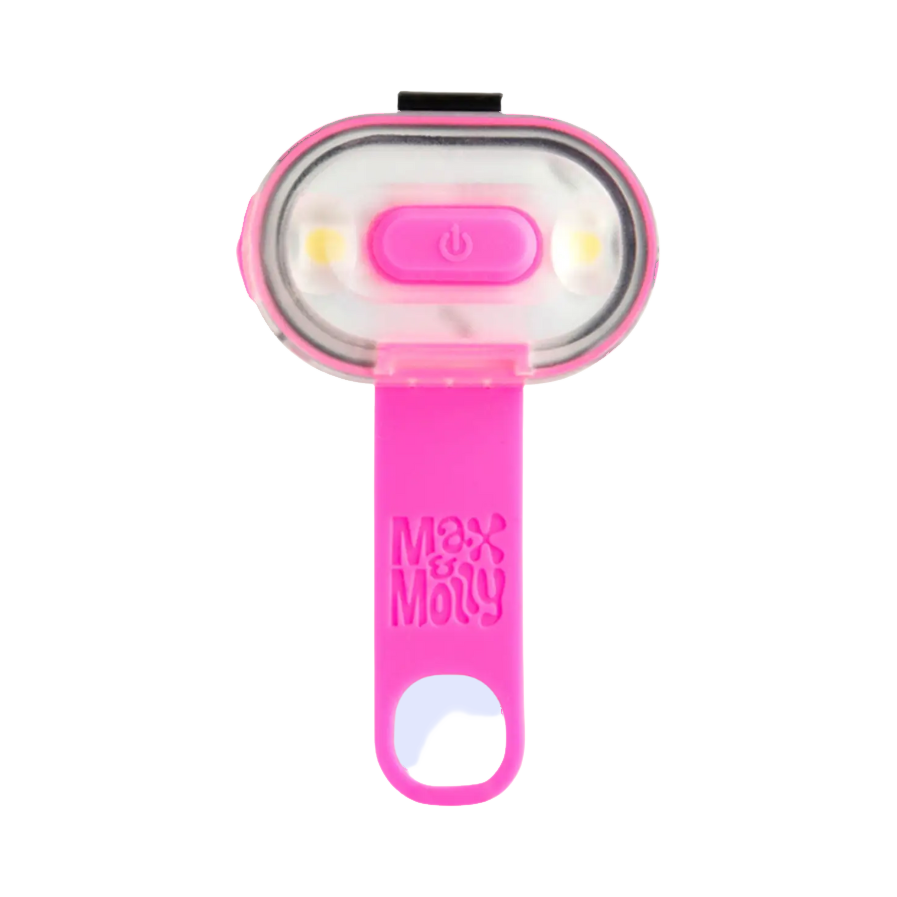 Lampe à bracelet rose vif vue de face