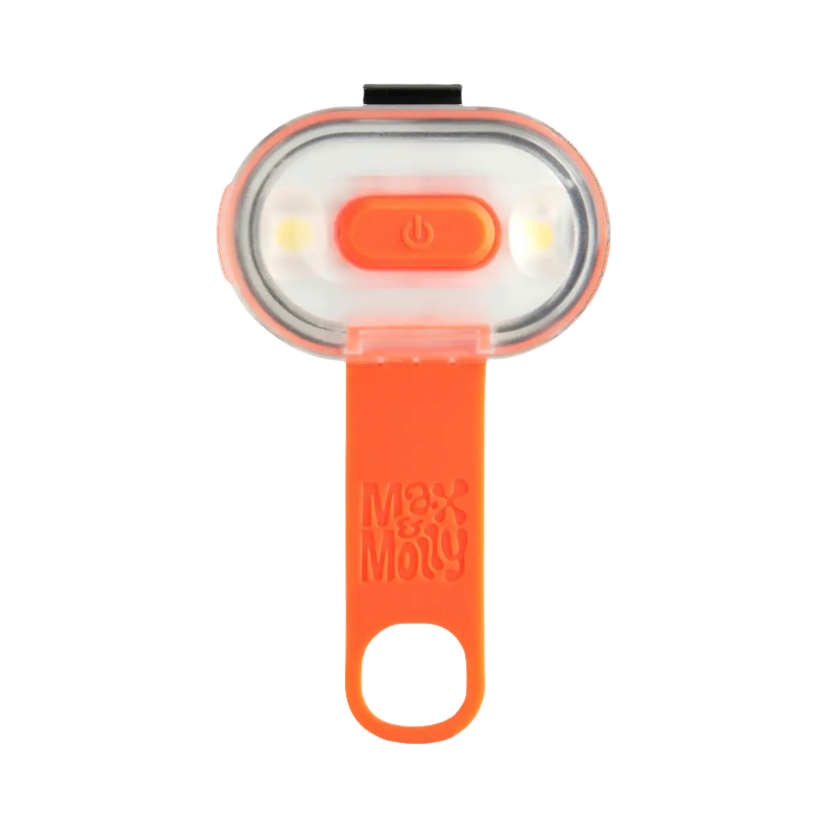 Lampe à bracelet orange vue de face