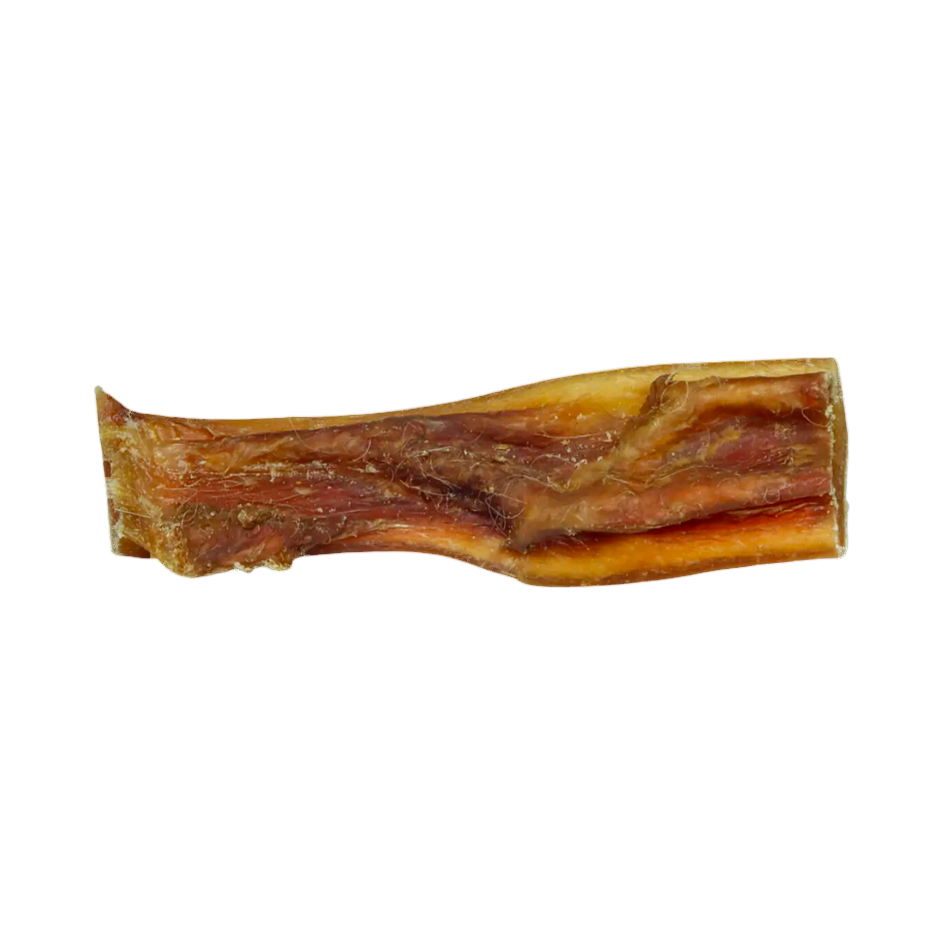 Morceau de peau de bœuf séchée, large et doré