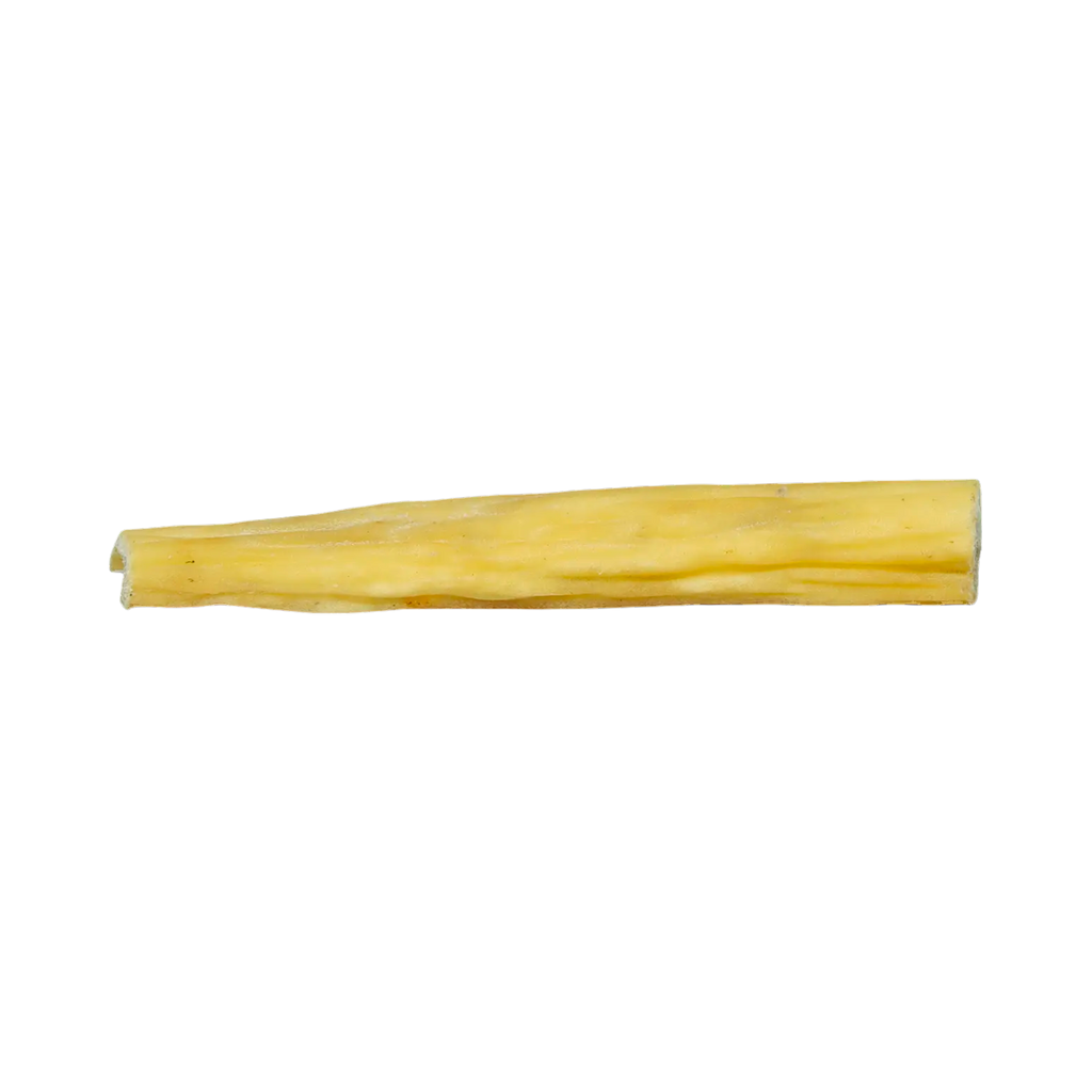 Rouleau de peau d'agneau séchée, vu de face