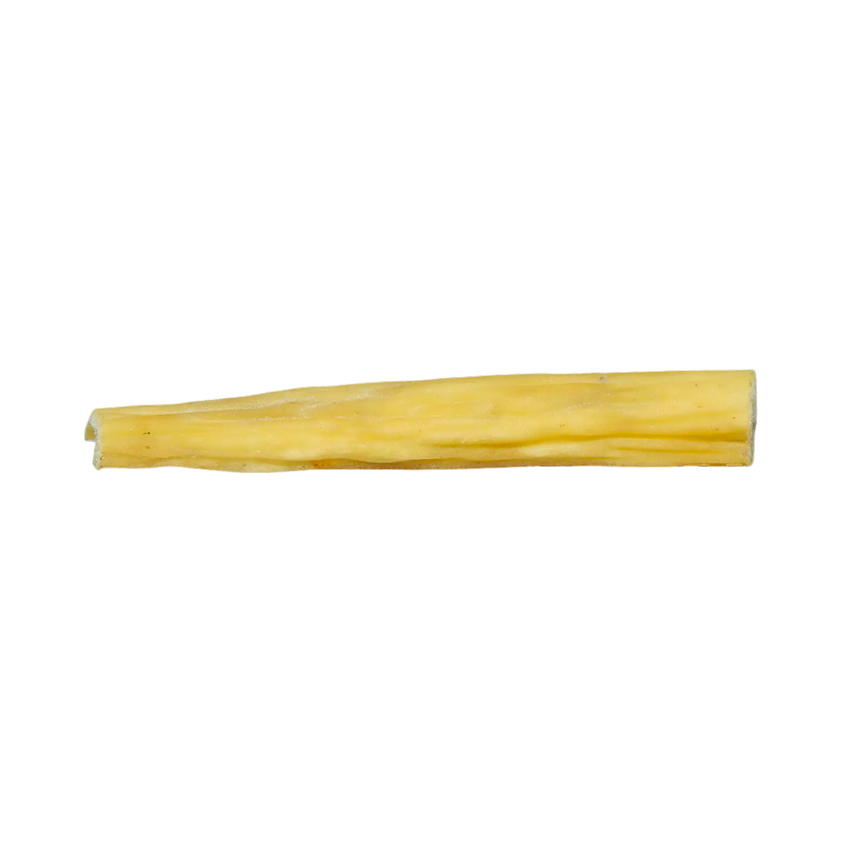 Rouleau de peau d'agneau séchée, vu de face