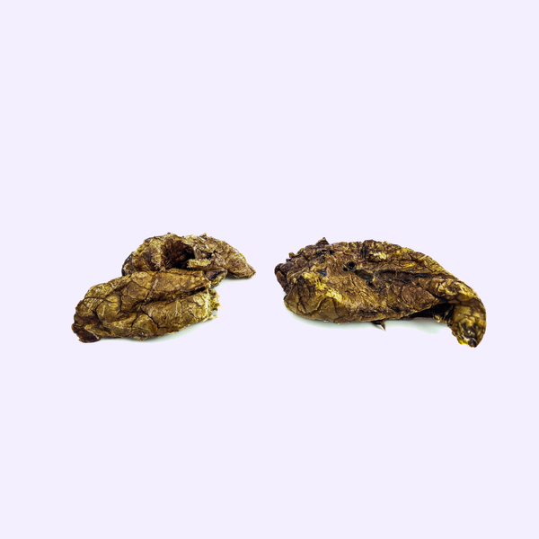 Poumon de porc séché pour chien – friandise naturelle