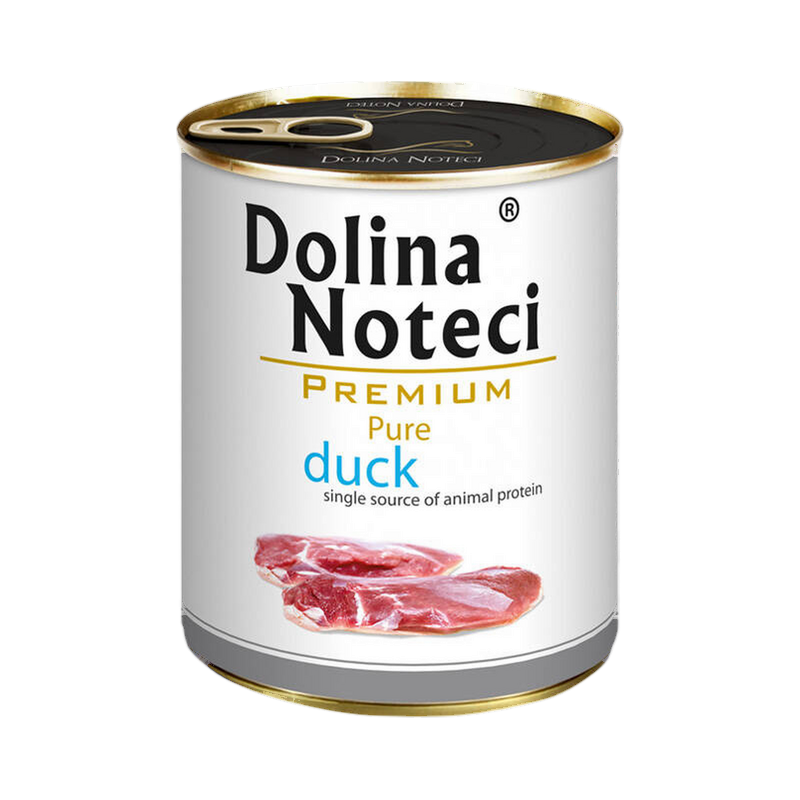 Pâtée monoprotéine Dolina Noteci Premium Pure au canard – boîte 400 g