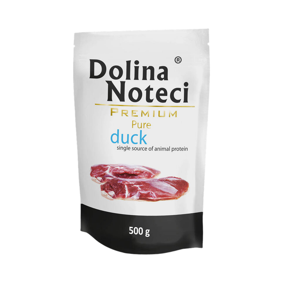 Pâtée monoprotéine Dolina Noteci Premium Pure au canard – sachet 150 g