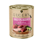 Pâtée Luger's Daily Pleasures dinde, brocoli et riz brun – boîte 800 g