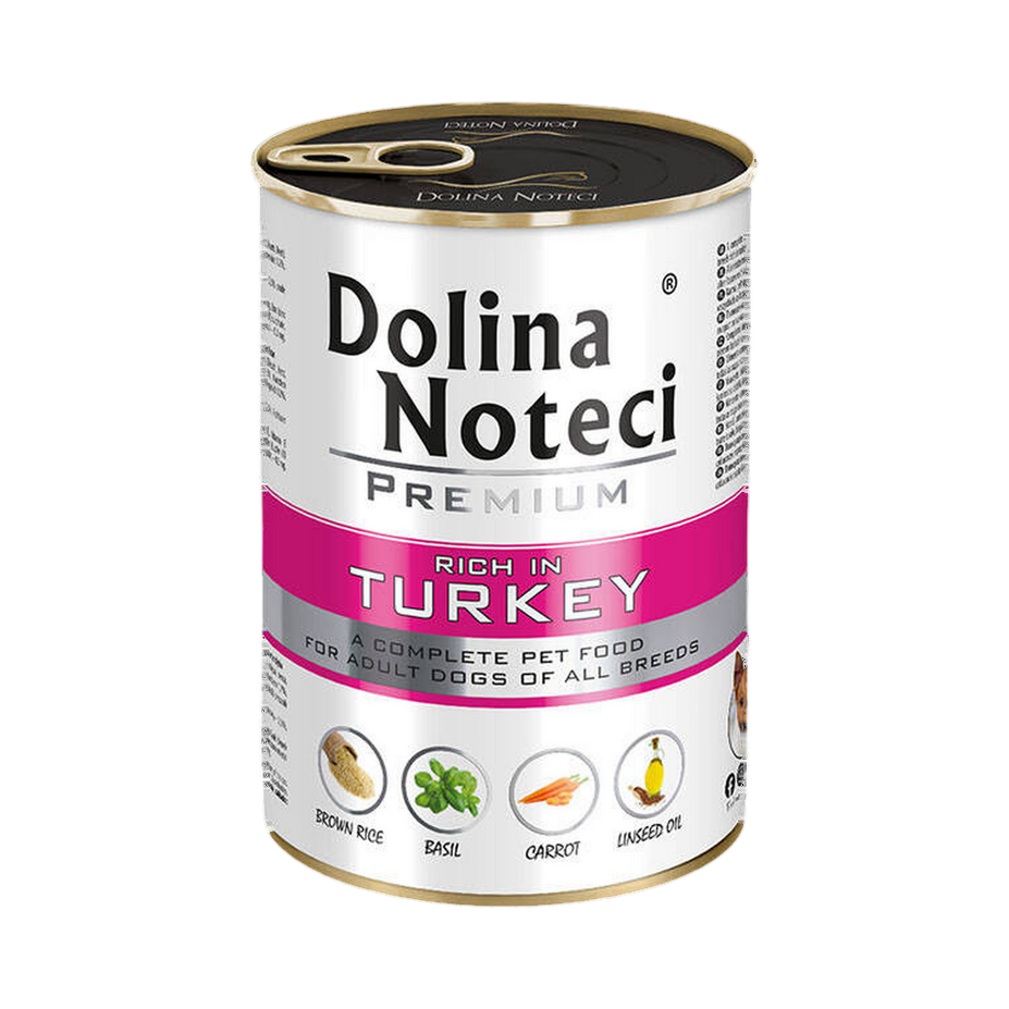 Pâtée Dolina Noteci Premium riche en dinde – boîte 400 g