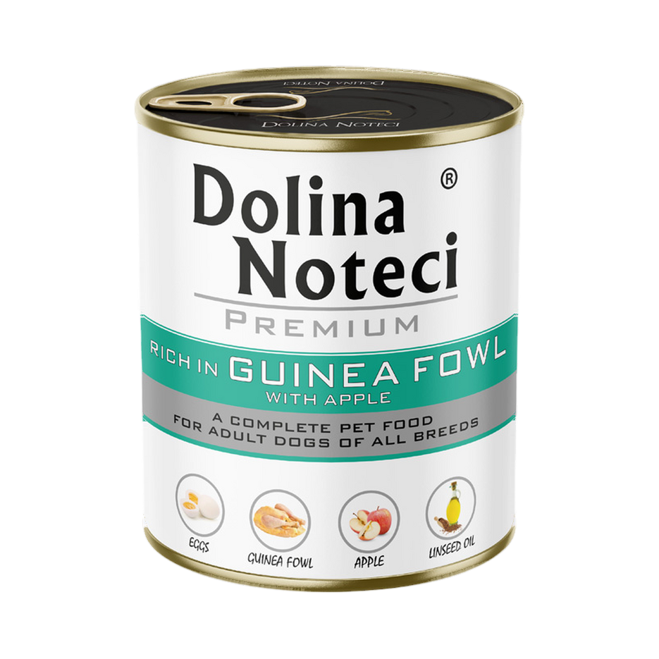 Pâtée Dolina Noteci Premium riche en pintade et pomme – boîte 800 g
