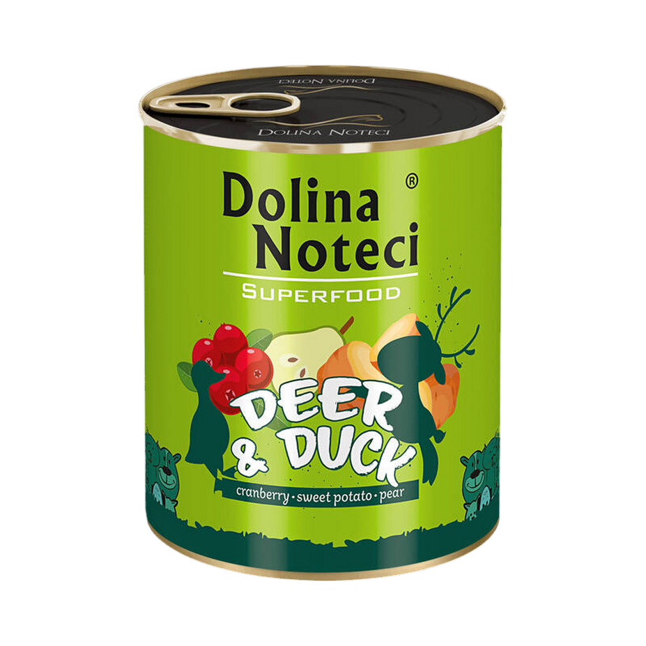 Pâtée Dolina Noteci Superfood cerf et canard – boîte 800 g