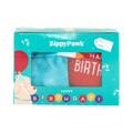 Boîte turquoise du kit anniversaire vue de face