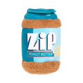 Pot bleu Zip Peanut Butter au couvercle marron