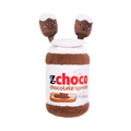 Pot marron zChoco avec deux noisettes sortant du couvercle
