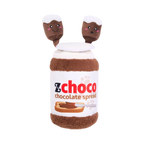 Pot marron zChoco avec deux noisettes sortant du couvercle