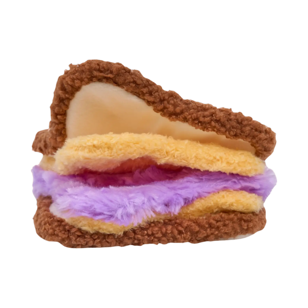 Dos du sandwich avec l'étiquette ZippyPaws