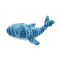 Baleine bleue côtelée au ventre blanc, queue relevée