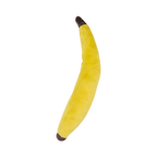 Banane jaune incurvée vue de dos