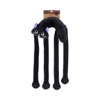 Chat noir avec son étiquette ZippyPaws cartonnée