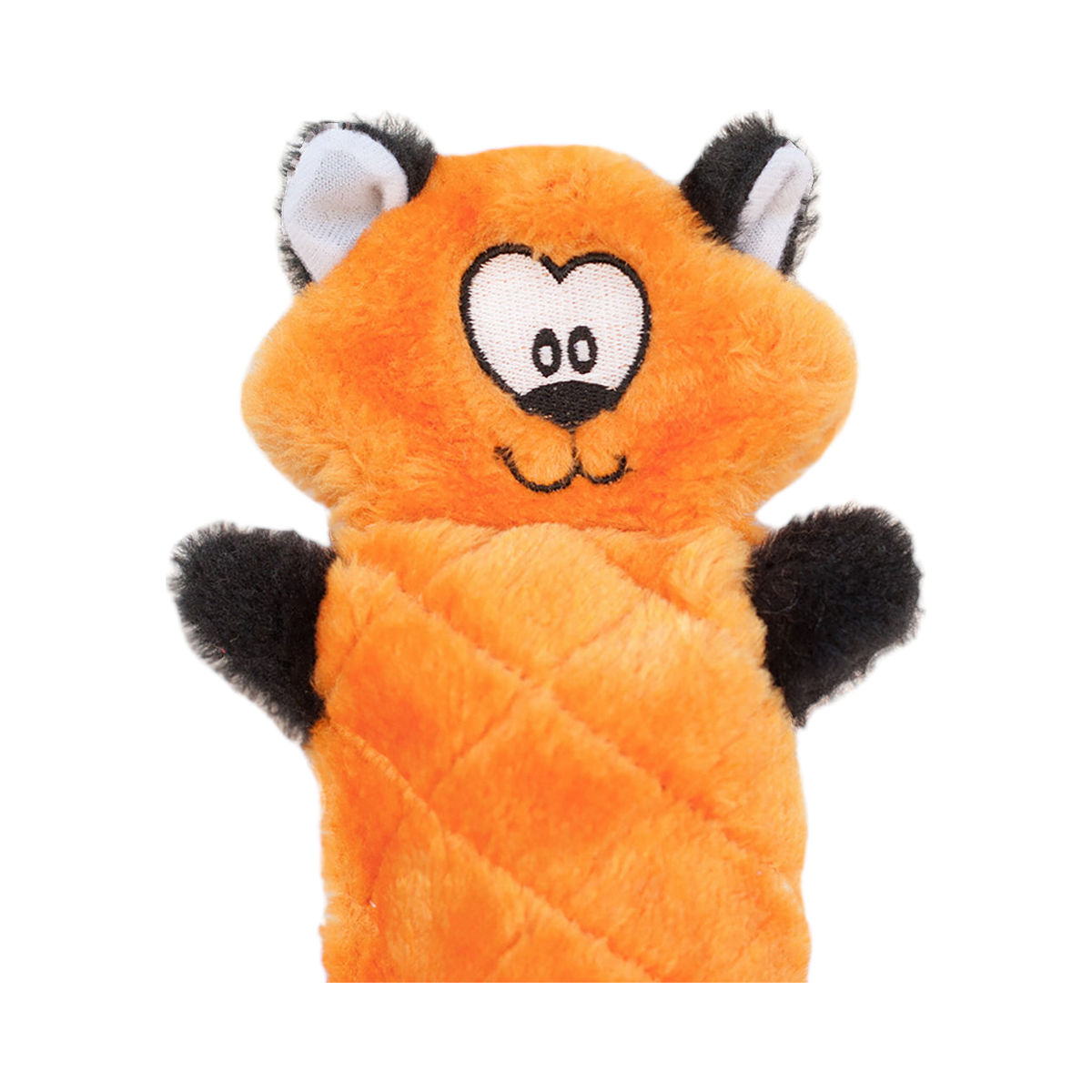 Tête du renard orange au museau matelassé