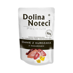 Plat pour chien Dolina Noteci Premium poulet et pâtes en sachet – sachet 100 g