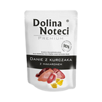 Plat pour chien Dolina Noteci Premium poulet et pâtes en sachet – sachet 300 g