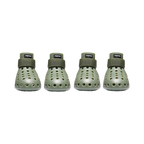 Quatre bottines coloris vert sauge