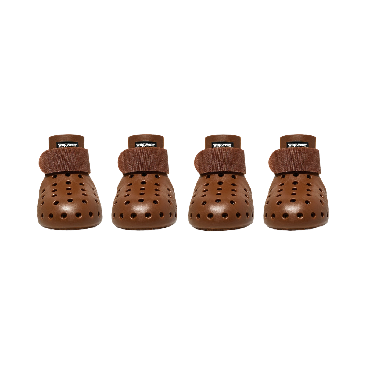 Quatre bottines coloris chocolat