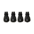 Quatre bottines coloris noir