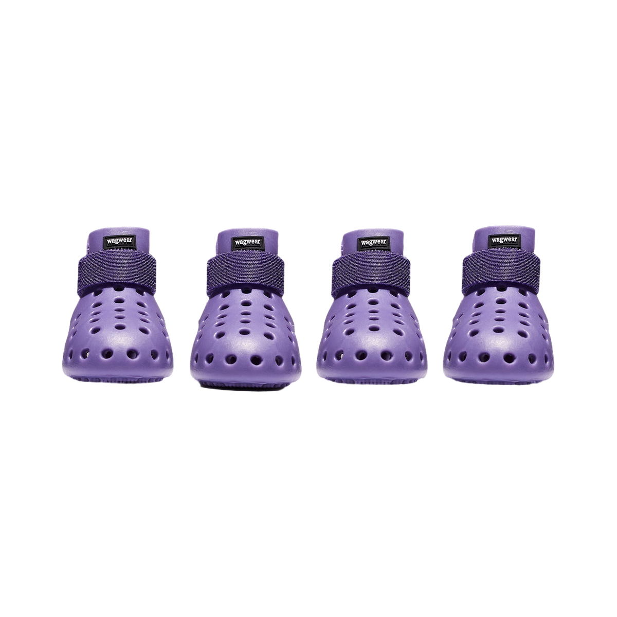 Quatre bottines coloris violet