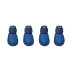 Quatre bottes coloris bleu marine