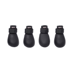 Quatre bottes coloris noir