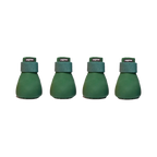 Quatre bottes coloris vert sapin