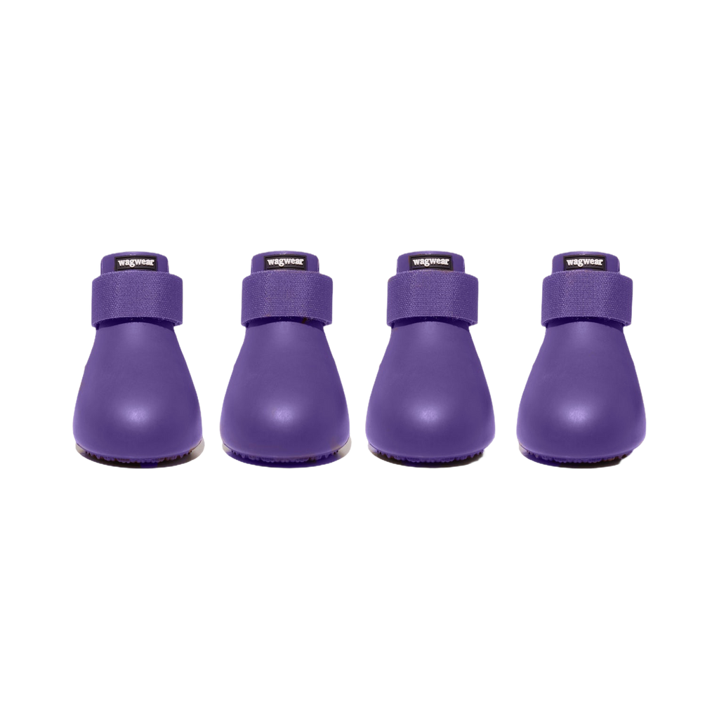 Quatre bottes coloris violet