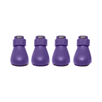 Quatre bottes coloris violet