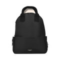 Sac noir vu de face avec poignée