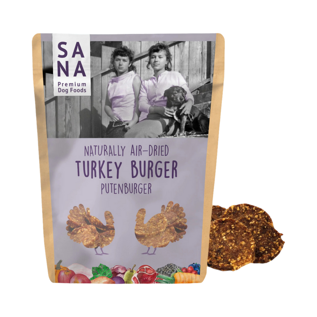 Sachet SANA violet Turkey Burger et galettes séchées