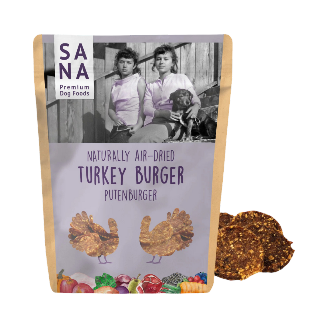 Sachet SANA violet Turkey Burger et galettes séchées
