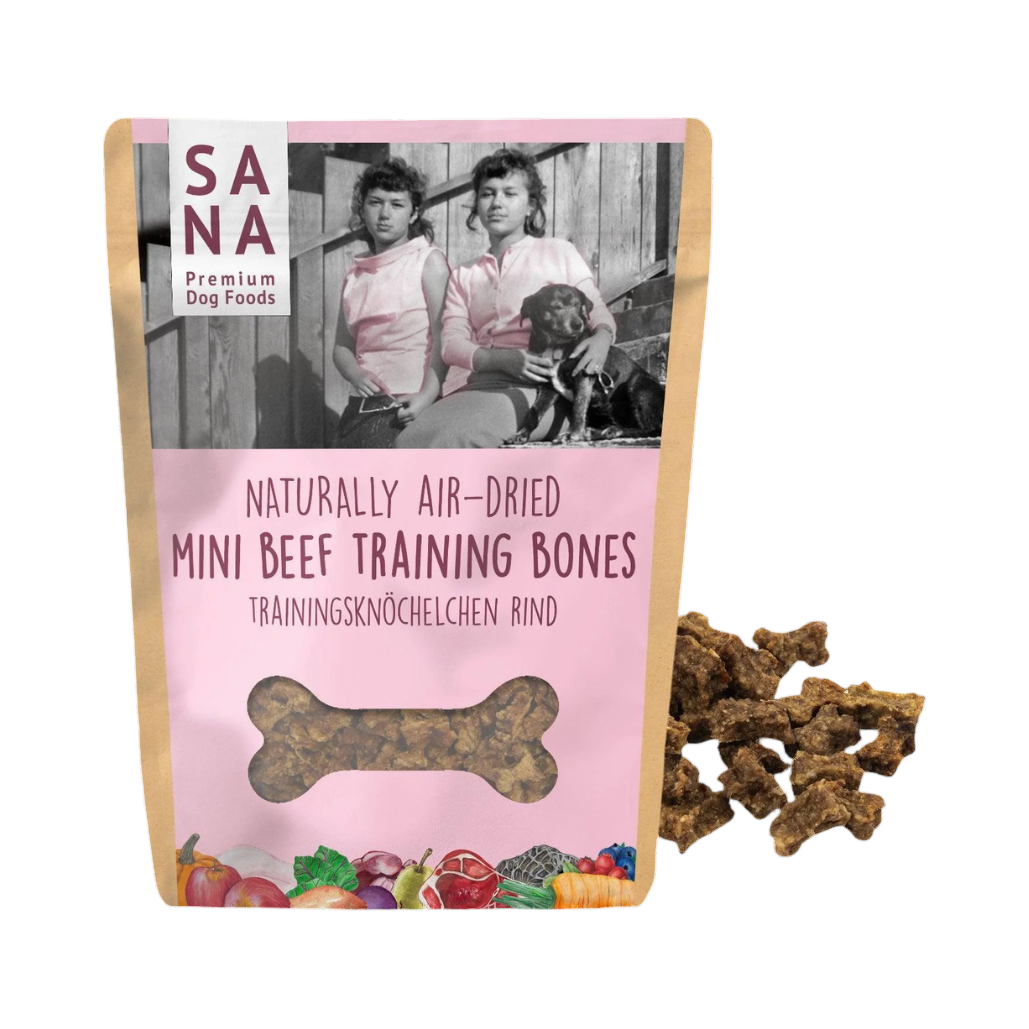 Sachet rose SANA Mini Beef Training Bones, photo vintage