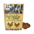 Sachet SANA Chicken Burgers myrtilles et canneberges