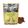 Sachet SANA Duck Fillets avec filets de canard à côté