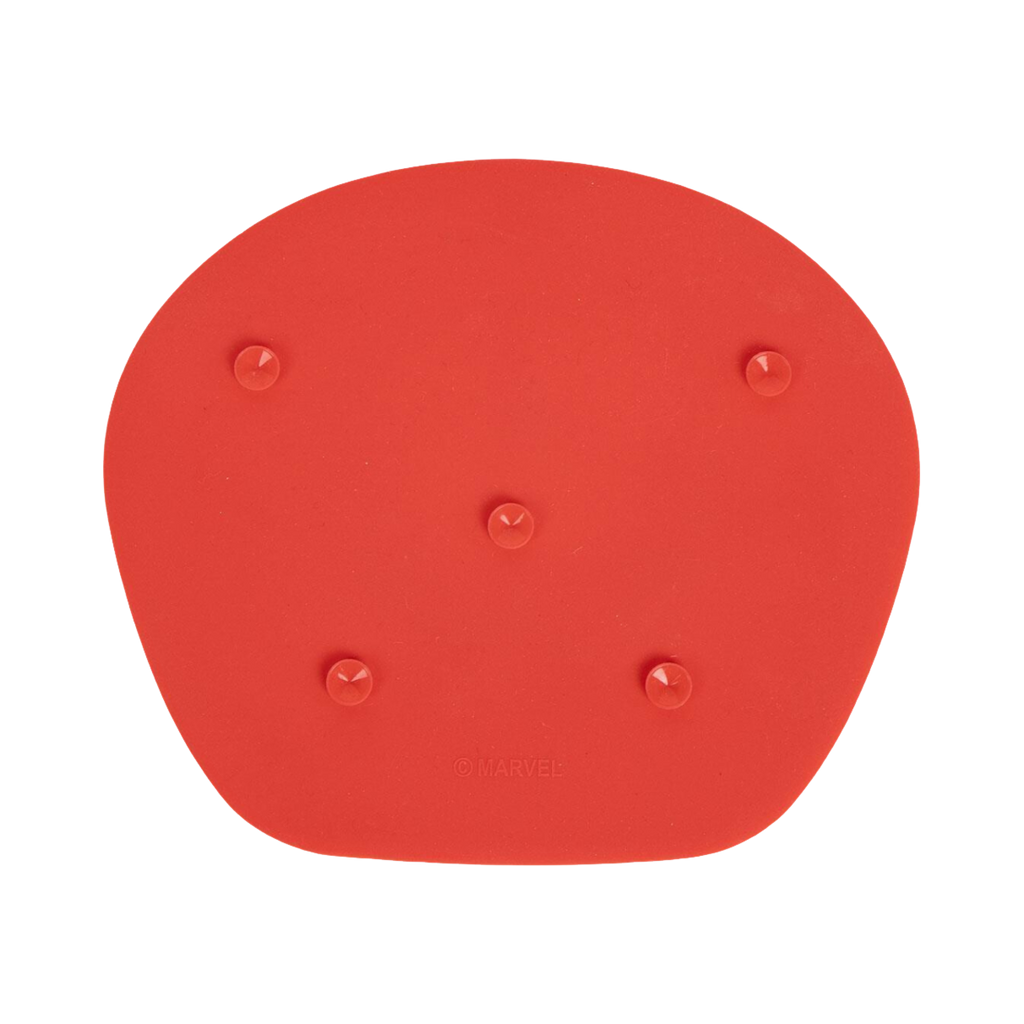 Dos rouge muni de quatre ventouses